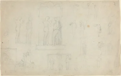 Feuille de Croquis [recto et verso]