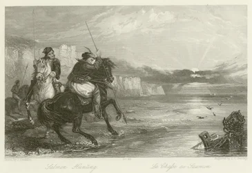 Chasse au saumon