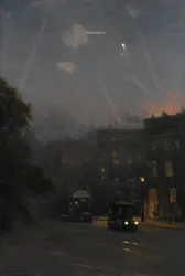 Un raid Zeppelin, 8 octobre 1915, c.1915-18