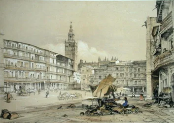 Plaza de San Francisco, Séville, de 