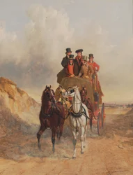 Le carrosse royal sur la route