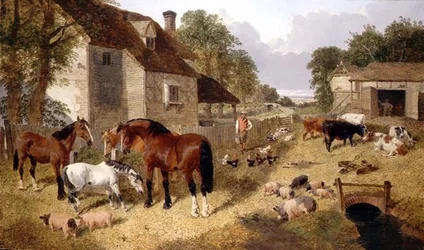 Scène de cour de ferme