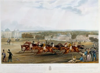 Prix du jockey club à Chantilly en 1841