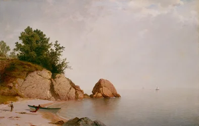 Plage à Beverly, vers 1869-1872