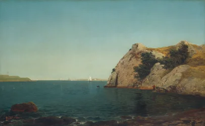 Beacon Rock, port de Newport, 1857