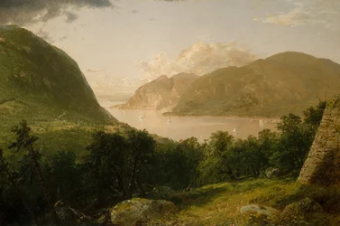 Scène de la rivière Hudson, 1857