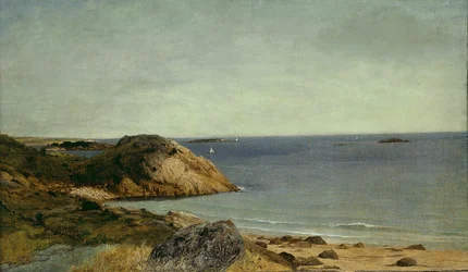 Côte rocheuse, c.1860