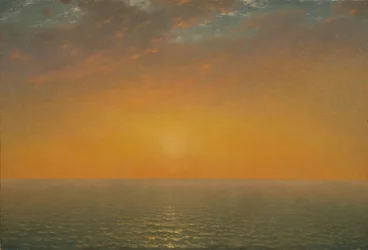 Coucher de soleil sur la mer