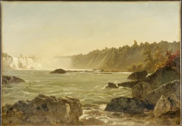Vue des chutes du Niagara, vers 1851-52