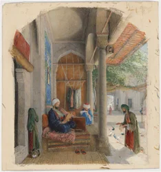 Un fakir à la porte d