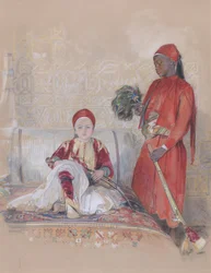 Iskander Bey et son serviteur