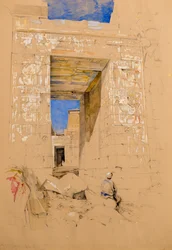 Partie du propylône de Philae