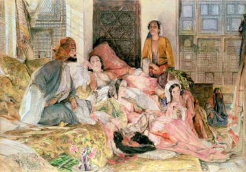 Le Harem, vers 1850
