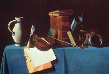 Table avec violon