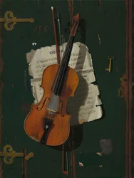 Le vieux violon, vers 1890 (huile sur toile)