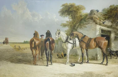 Poste de diligence, J F Herring