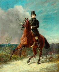 Le prince consort à cheval, 1841