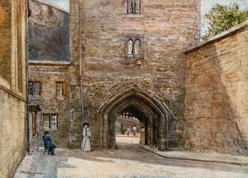 Porte de la Tour Sanglante, avec entrée de la Maison des Bijoux