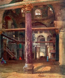 Intérieur de la mosquée d