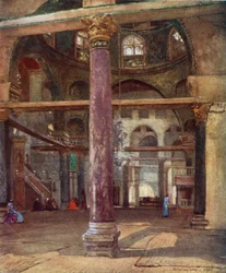 Intérieur de la mosquée d