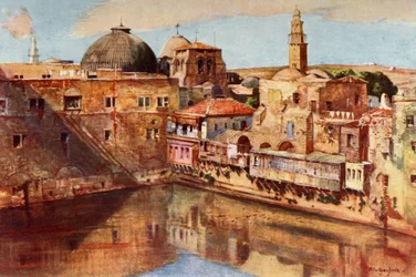 Jérusalem - La piscine d