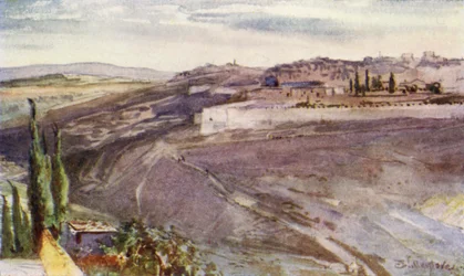 Jérusalem, depuis l
