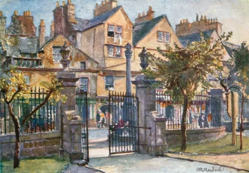 Vieilles maisons à Canongate