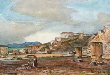 La salle du Grand Temple des Mystères, Éleusis