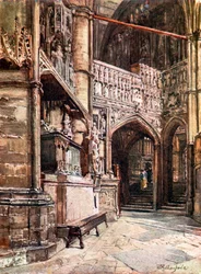 Le tombeau de la reine Philippa et la chapelle d