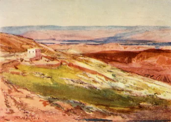 La Vallée du Jourdain depuis le Mont des Oliviers, 1902