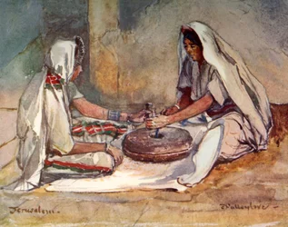 Deux femmes moulant à la main, 1902