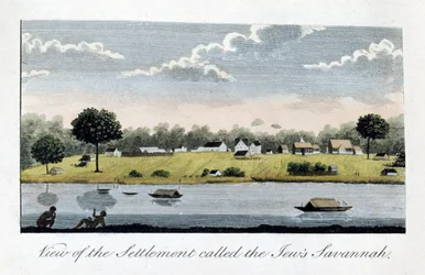 Vue de la colonie appelée la Savannah des Juifs, 1813