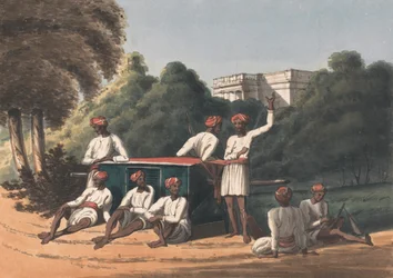 Porteurs de palanquin