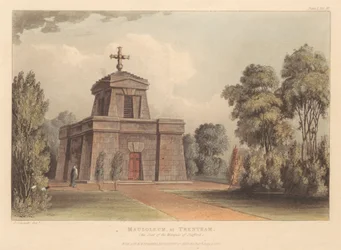 Mausolée, à Trentham (le siège du marquis de Stratford)