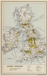 Îles britanniques, économie, industries principales