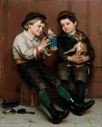 Une fête surprise, 1888