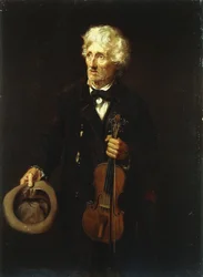 Homme avec violon, 1879