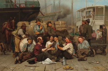 Le Midi des Dockers, 1879
