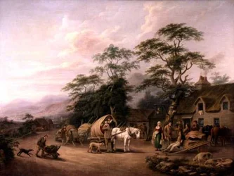 Scène de campagne en Irlande