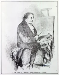 Joseph Mallord William Turner, gravé par W.J. Linton, vers 1837