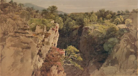 Paysage avec rochers, 18e-19e siècle, 1935