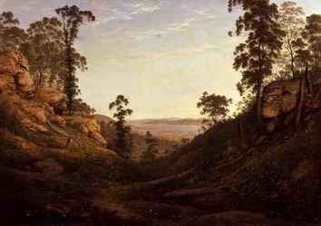 La rivière Derwent et Hobart Town, Tasmanie