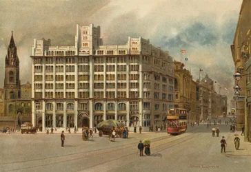 Liverpool : Tower Building et Water Street