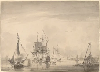 Scène de port