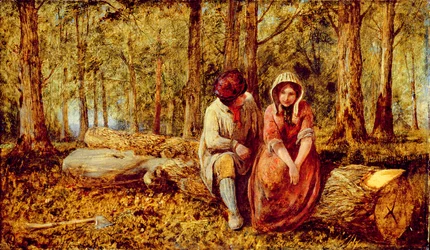 La cour du bûcheron