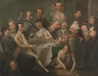 Un groupe de caricatures