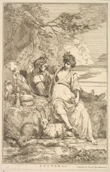 Pastorale des Quinze Eaux-fortes dédiées à Sir Joshua Reynolds, 8 décembre 1778
