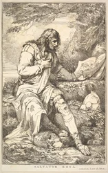 Salvator Rosa de Quinze eaux-fortes dédiées à Sir Joshua Reynolds, 8 décembre 1778