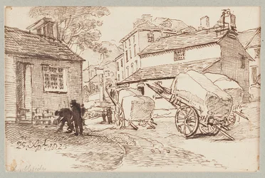 Chariots à Ambleside, Cumbria, 1823