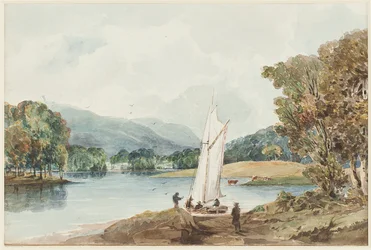 Île des Muguets, Lac Windermere, Lake District, Cumbria, 1827